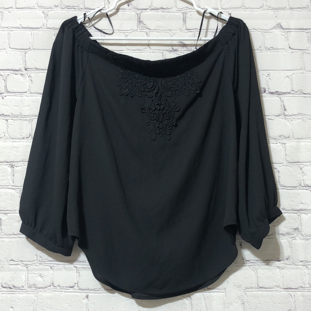Express sheer cold shoulders